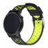 22mm Silicone Watch Band for Huawei Watch Gt2  46mm   Smart Watch for Samsung Galaxy Watch Active2  44mm  Black green