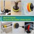23Pcs  Set High Temperature PP Drill  Brush Accessory Kit Power Scrubber Cleaning Kit Combo 23pcs