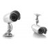 24 Camera Surveillance Set that features 12 Indoor Dome Cameras and 12 Outdoor Cameras  as well as having H 264 video compress and HDMI connection