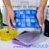 24 Grids Silicone Ice Cube Mode with Cover Frozen Tray Ice Making Mold Home Kitchen DIY Tools Random colour  wiht cover 
