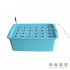 24 Holes Site Hydroponic Box Kit for Planters Seedling Vegetables Growing gray