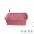 24 Holes Site Hydroponic Box Kit for Planters Seedling Vegetables Growing gray