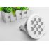 24 Watt E27 LED Grow light emits 660nm 630nm and 460nm wavelength to provide your plants with better growth and blossoming flowers   