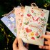 24 piece set Gift Paper  Bag Christmas Countdown Calendar Small Candy Bag As shown