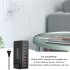 240W Multifunctional USB Charger Hub 4 USB A 4 USB C Hub PD Adapter Charging Block Plug Adapter Black US Plug