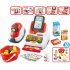 24Pcs Set LED Music Shop Cash Register Scanner Food Model Pretend Play Kids Toy