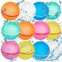 24Pcs Water Balloons Latex Automatic Water Filling Magnetic Suction Water Balls Summer Outdoor Games Random Color