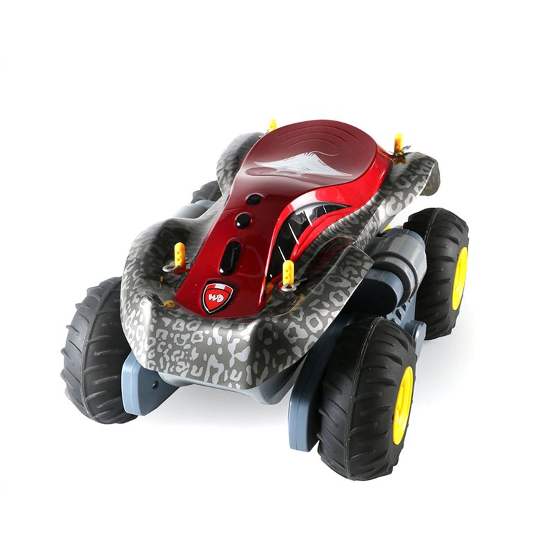 2.4g Amphibious RC Car 6ch Electric Remote Control Off-Road Vehicle Deformation Yacht with Pneumatic Tires 