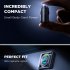 24W Car Charger Adapter Dual Ports Fast Charging QC3 0 LED Color Ambient Light Overcurrent And Overvoltage Protection Cigarette Lighter USB Charger black CCN03 