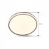 24W LED Ceiling Light With Remote Control 3000K 6500K Color Temperature Infinite Dimming Dimmable Ceiling Light For Bedroom Living Room Dining Room US standard 