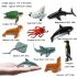 24pcs Set Children Mini Marine Animal Model Toy Funny Game Education Toy Gift 24pcs