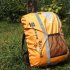 25 40L Waterproof Backpack Cover Dustproof Reflective Backpack Raincover For Outdoor Mountaineering Camping orange One size fits all