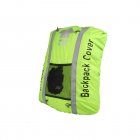 25-40L Waterproof Backpack Cover Dustproof Reflective Backpack Raincover For Outdoor Mountaineering Camping fluorescent green One size fits all
