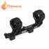 25 4MM 30MM Scope Mount Ring Mount Base with Spirit Bubble Level Sighting Connected Bracket