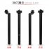 25 4mm Aluminum Alloy Mountain Road Bike Bicycle Straight Seat Post Seatpost Lengthening Tube black Length 350mm