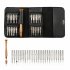 25 In 1 Screwdriver Kit Repair Tools With Leather Bag Compatible For Macbook Air Smart Phones 25 in 1 leather bag