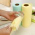 25 Sheets Roll Disposable Cleaning Cloth for Kitchen Non woven Dish Towel green