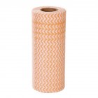 25 Sheets Roll Disposable Cleaning Cloth for Kitchen Non woven Dish Towel Orange