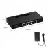 2500 1000mbps 2 5g Desktop Gigabit Network Switch Gigabit Hub Ethernet Splitter I In 4 Out 8pin 5 port EU Plug