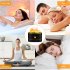 250ml Usb Air Humidifier Essential Oil Diffuser Noise Reduction 3d Flame Mist For Home Bedroom Decor black