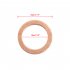 25Pcs 14mm Cooper Oil Drain Plug Gasket 007603 014106 Replacement Oil Crush Washer Seals Kit Auto Accessories yellow