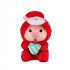 25cm Cute Milk Tea Pig Plush Toys Christmas Tree Pig Soft Stuffed Plush Doll For Boys Girls Birthday Christmas Gifts Santa 25cm