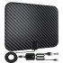 25db High Gain Indoor Digital Tv Antenna 1080p Hdtv Antenna for Dvb t Dvb t2 Hd Vhf Uhf Signal Receiver Black