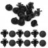 25pcs Plastic Rivets Retainer Push Clip 8mm Hole for Nissan 22mm 0 88 inches