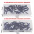25pcs Q type Hook with Spring Buckle Load bearing 10kg Anti shedding Safety Sheep Eye Nail Hook