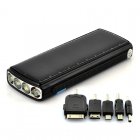 2600mAh Solar Charger power bank and Flash Light device has Monocrystalline panels for obtaining power and also has 4 built in LED Lights