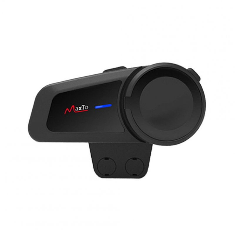 Motorcycle Helmet Bluetooth-compatible Headset Fm Radio Waterproof Universal Hd Group Intercom Earphone 