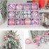 26pcs Multicolor Christmas Ball Set Christmas Tree Ornaments Perfect Gift for Home Party Decorations Green