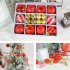 26pcs Multicolor Christmas Ball Set Christmas Tree Ornaments Perfect Gift for Home Party Decorations Red Gold