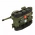 27MHZ 777 215 Mini Radio RC Battle Infrared Tank With Light Mold Toys For Kids Gift green