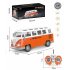 27MHz 4CH Rc Bus Model Simulation School Bus Retro Bus Ambulance Vehicles Toys For Boys Girls Birthday Xmas Gifts QH204 4D without battery