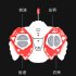 27MHz 4CH Rc Bus Model Simulation School Bus Retro Bus Ambulance Vehicles Toys For Boys Girls Birthday Xmas Gifts QH204 4D without battery