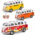 27MHz 4CH Rc Bus Model Simulation School Bus Retro Bus Ambulance Vehicles Toys For Boys Girls Birthday Xmas Gifts QH204 4D without battery
