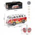 27MHz 4CH Rc Bus Model Simulation School Bus Retro Bus Ambulance Vehicles Toys For Boys Girls Birthday Xmas Gifts QH204 5D without battery
