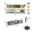 27MHz RC Bus Toy With Lights 4CH Simulation Tourist Sightseeing Bus USB Rechargeable School Bus Model Toys For Boys Girls Birthday Gifts QH204 14 golden lithium