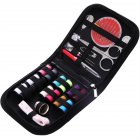 27pcs Compact  Sewing  Kit For  Home  Travel  Camping  Emergency Mini Sew  Supplies  Set Pins Safety  Pins as picture show