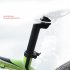 28 6MM Aluminum Alloy Lengthening Straight Seat Post Seatpost with Ruler Scale for Bike Bicycle black Diameter 28 6   Length 300mm