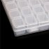 28 Grids Transparent Storage Box Nail Art Diamond Painting Tools Organizer Holder 28 grids storage boxes