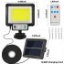 280000lm Solar Street Light 3 Modes 1200 Mah Rechargeable Battery Waterproof Super Bright Outdoor Wall Lamp JX F117 light