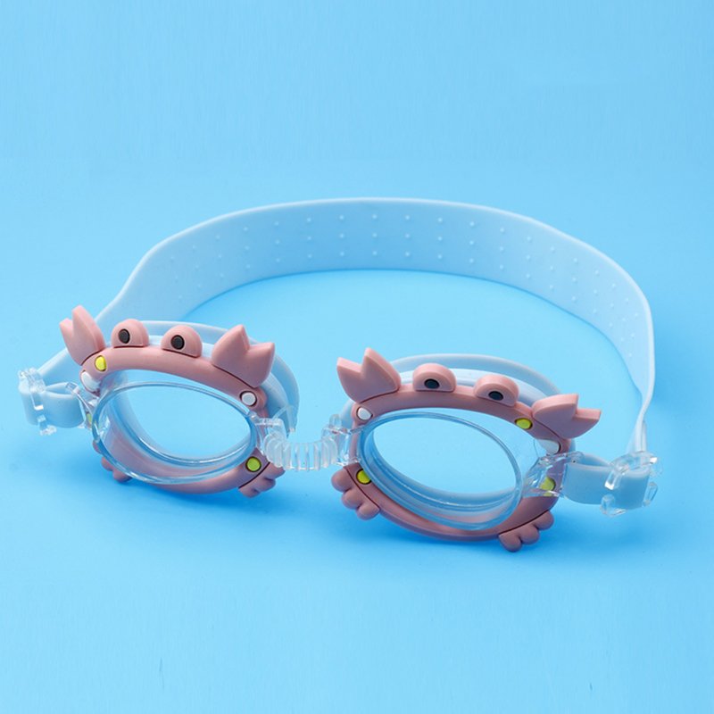 Kids Cartoon Swimming Goggles Professional Waterproof Anti-fog Soft Silicone Diving Glasses For Boys Girls 