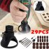 29pcs set Rotary  Power  Drill Kit Grinding Locator  with Twist Drill Bit Multifunctional Woodworking  Tool 29Pcs  horn cover milling cutter sand ring 