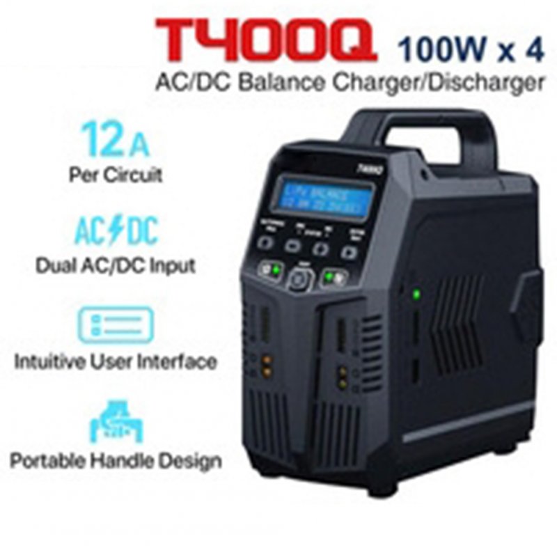 Skyrc T200 Dual Balance Charger Discharger Fast Charging Ac/Dc Lipo Battery Charger for Traxass Airsoft RC Drone
