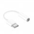 2D68 C01 Type C to 3 5mm Earphone Cable Adapter white 0 9