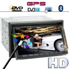 2DIN Car DVD player with a 7inch touch screen display  built in GPS and DVB T capabilities is the ideal passenger to be king of the road