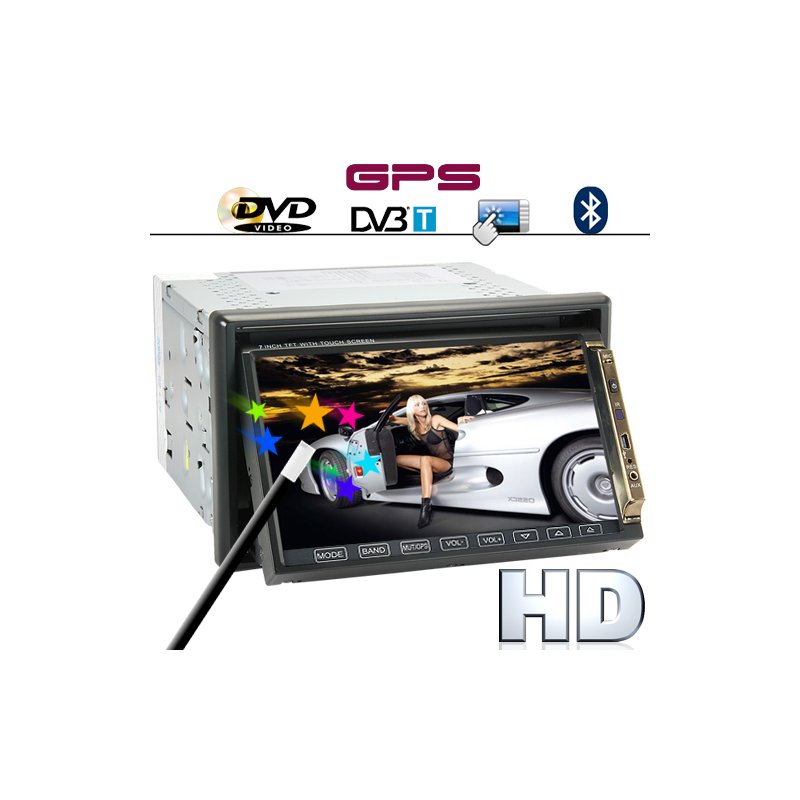 7 Inch 2DIN GPS Car Stereo Player - Road King