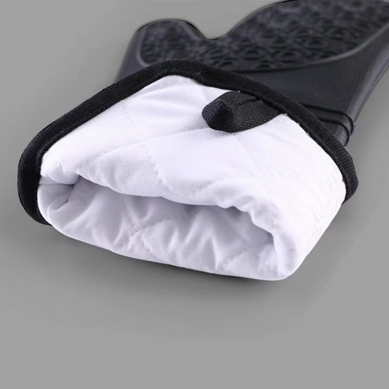 6pcs Kitchen Silicone Oven Mittens Set Heat Resistant Anti-scalding Mini Oven Gloves With Hot Pads Pot Holders 